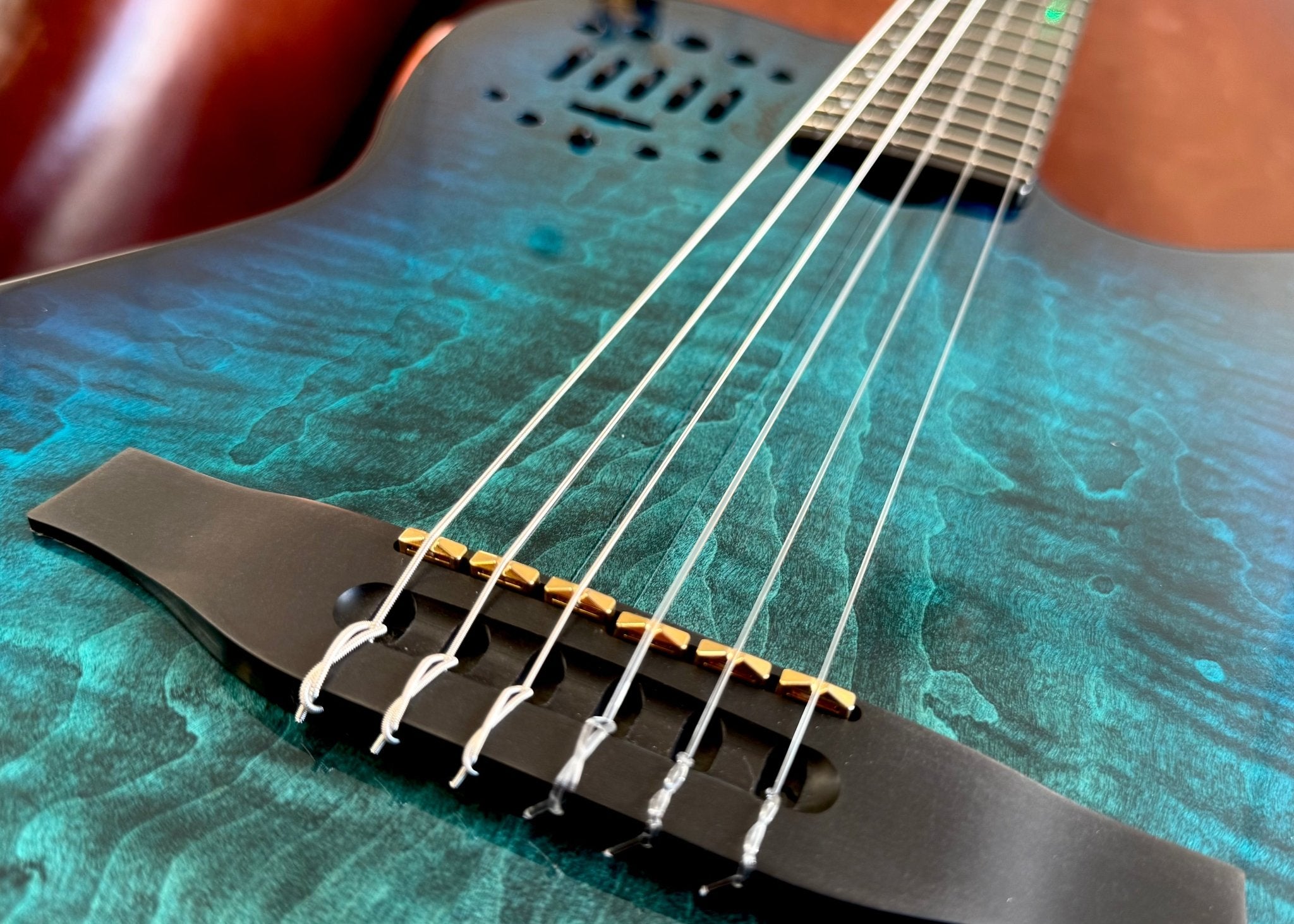 Godin Multiac Nylon Oceanburst LTD - Richards Guitars Of Stratford Upon Avon