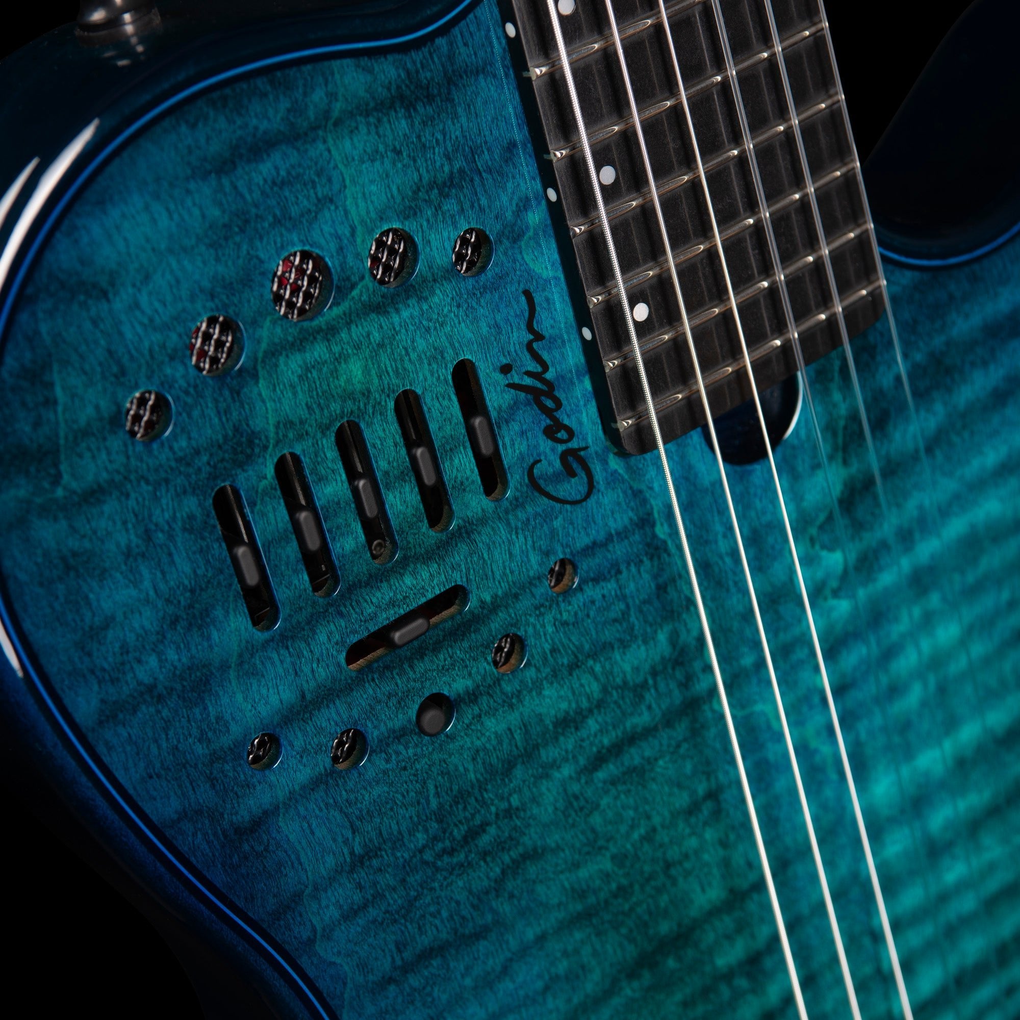 Godin Multiac Nylon Oceanburst LTD - Richards Guitars Of Stratford Upon Avon