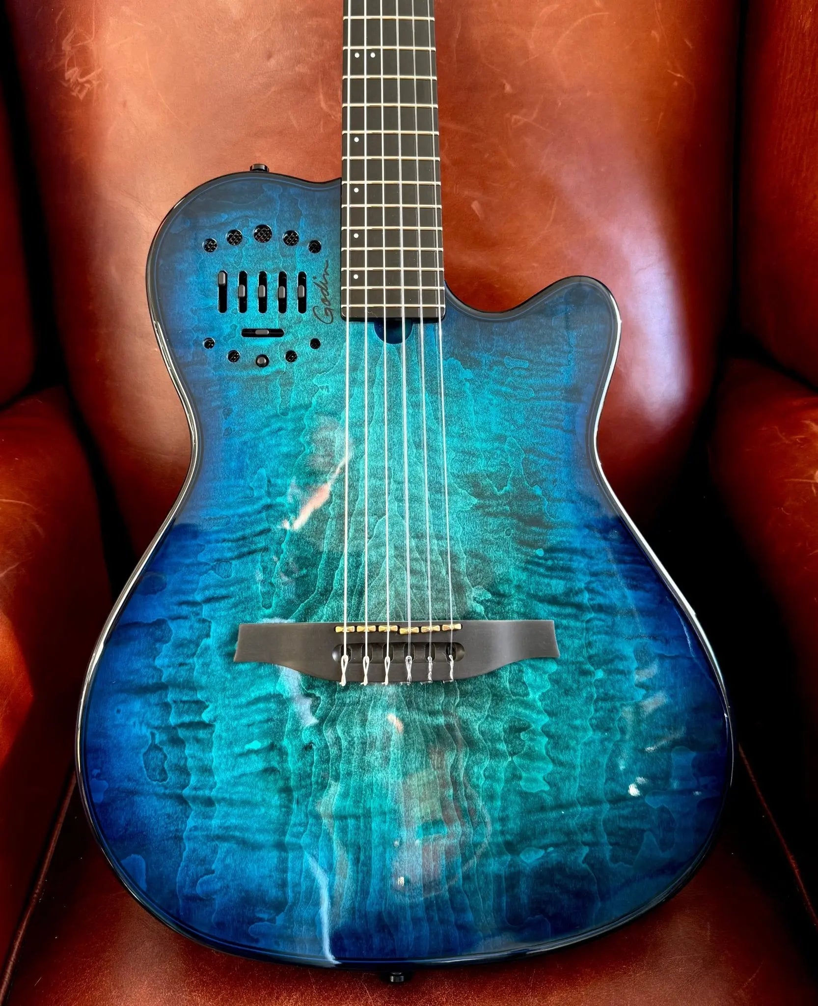 Buy Godin Multiac Nylon Oceanburst LTD