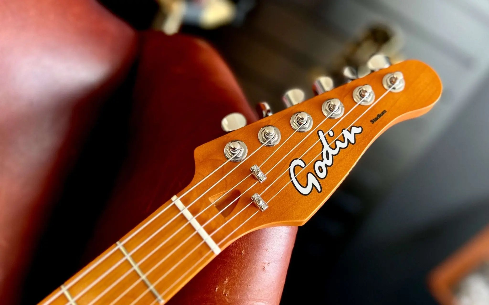 Godin Stadium Pro Electric Guitar ~ Sunset Burst MN - Richards Guitars Of Stratford Upon Avon