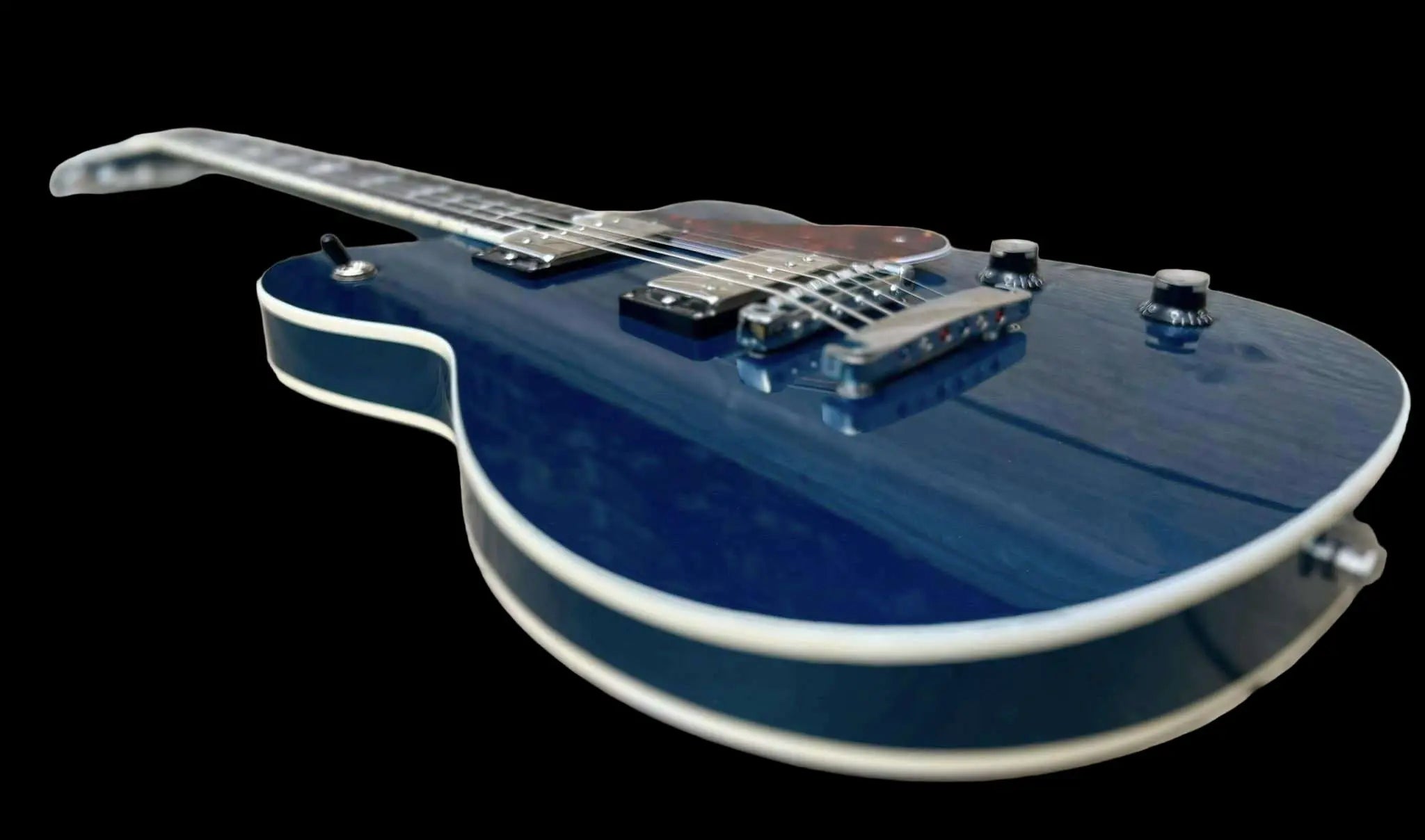 Gordon Smith Grande (Blue) Plus Hand Made Walsall Leather Guitar Strap (Worth £120) - Richards Guitars Of Stratford Upon Avon