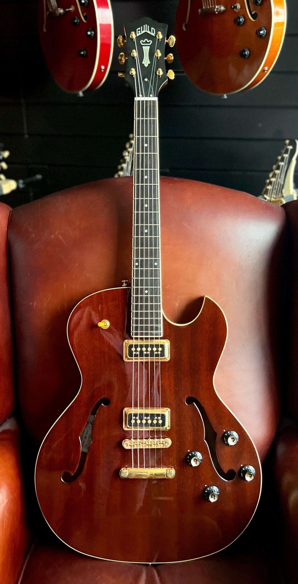 Guild STARFIRE - II DYNASONIC RB - NEW ROYAL BROWN (ONE ONLY AT THIS PRICE) - Richards Guitars Of Stratford Upon Avon