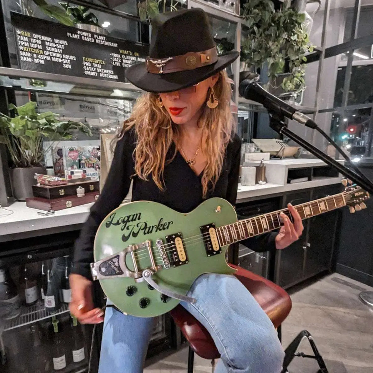 IN BUILD: – V100 ProShop Unique Electric Guitar ~ Logan J Parker - Richards Guitars Of Stratford Upon Avon