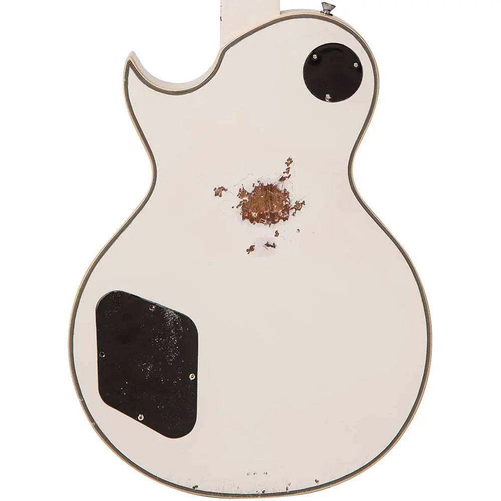 IN BUILD: - Vintage V100 ProShop Unique ~ Arctic White - Richards Guitars Of Stratford Upon Avon