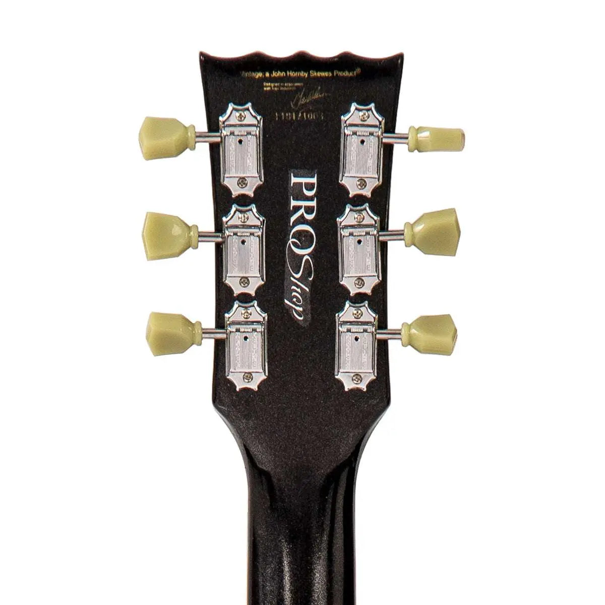 IN BUILD: - Vintage V100 ProShop Unique ~ Metallic Purple - Richards Guitars Of Stratford Upon Avon