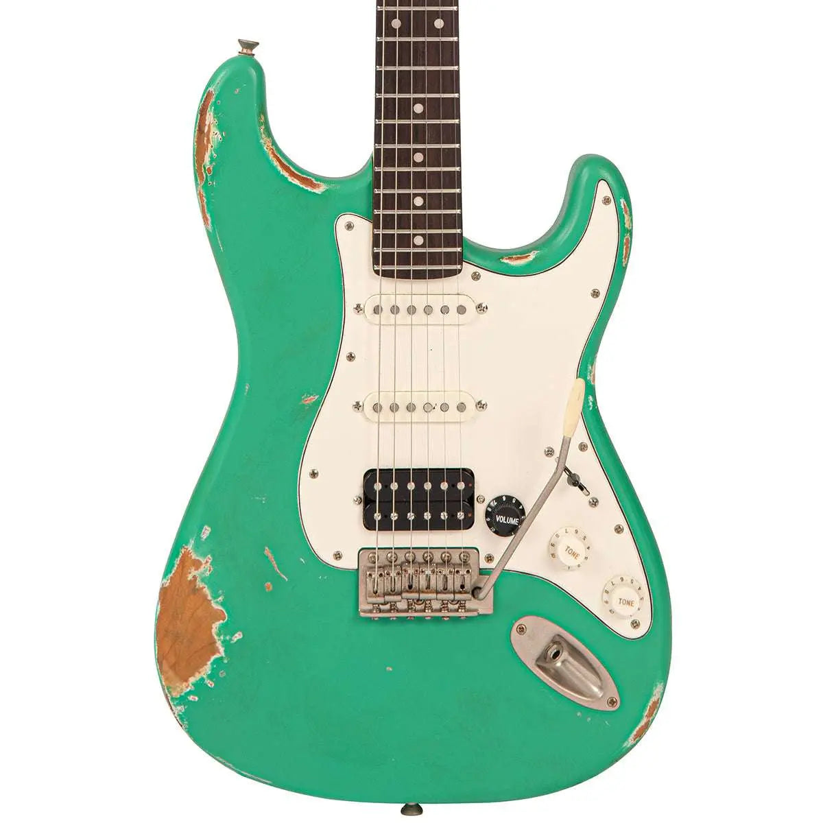 IN BUILD: - Vintage V6 ProShop Custom Build ~ Relic Ventura Ming Green - Richards Guitars Of Stratford Upon Avon