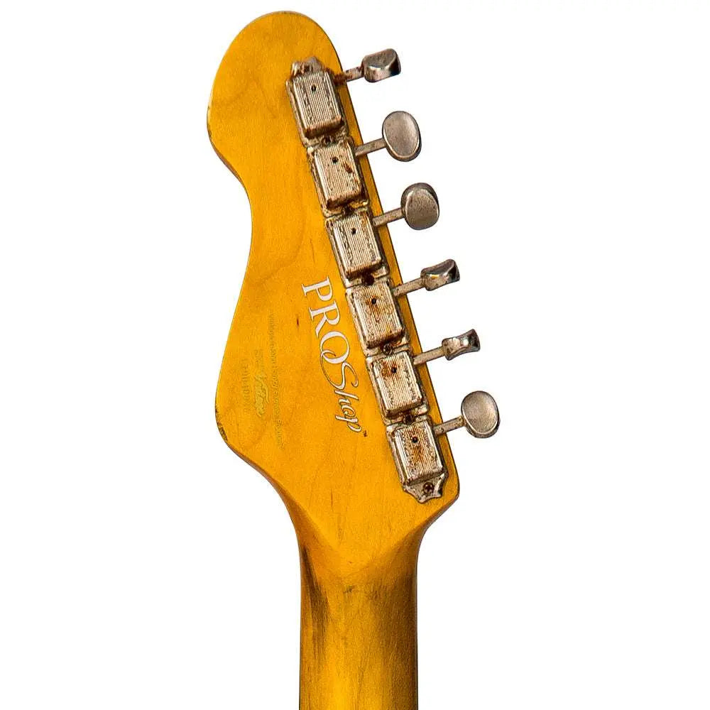 IN BUILD: - Vintage V6 ProShop Unique ~ Surf Green - Richards Guitars Of Stratford Upon Avon