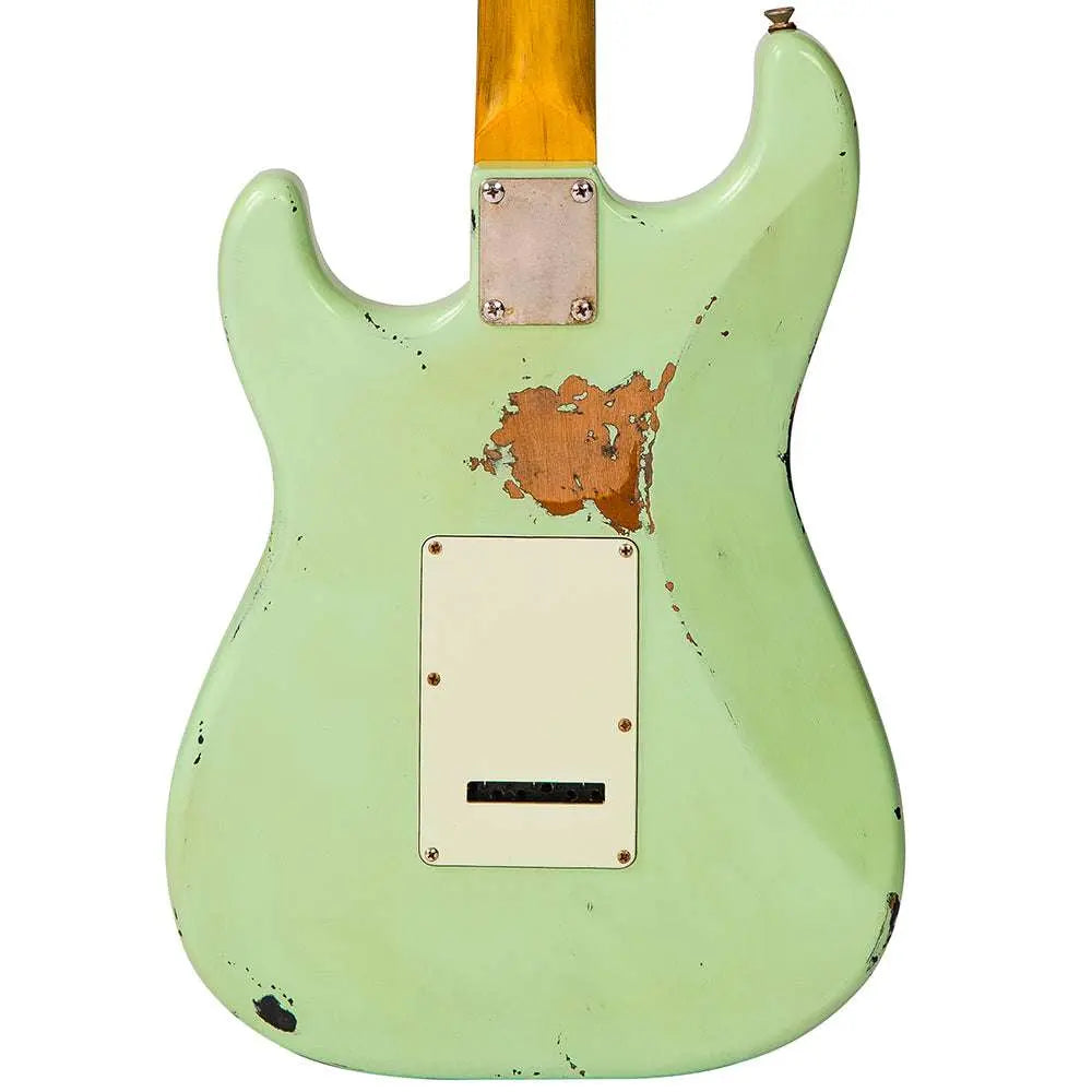 IN BUILD: - Vintage V6 ProShop Unique ~ Surf Green - Richards Guitars Of Stratford Upon Avon