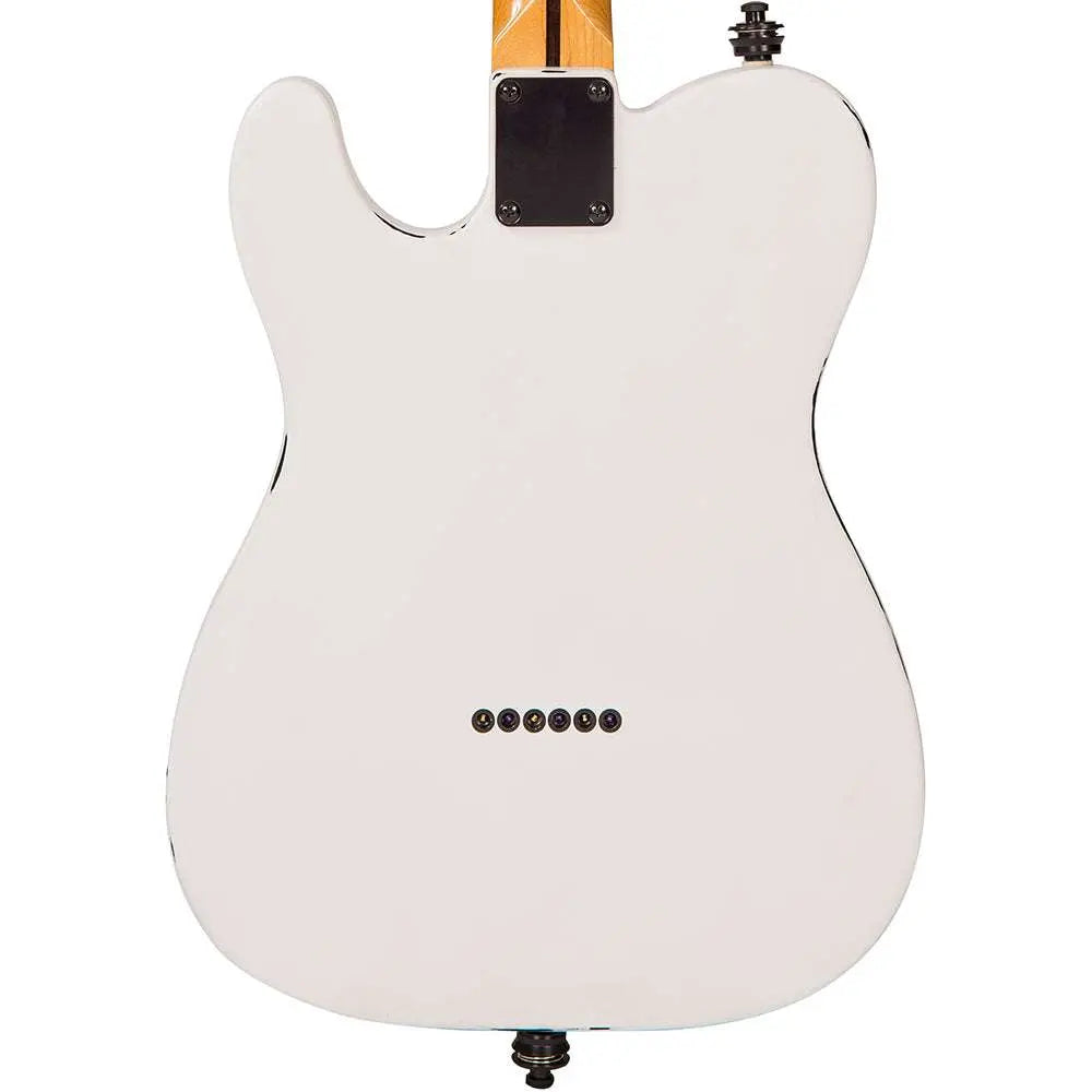 IN BUILD: - Vintage V75 ProShop Unique ~ Arctic White Matt - Richards Guitars Of Stratford Upon Avon