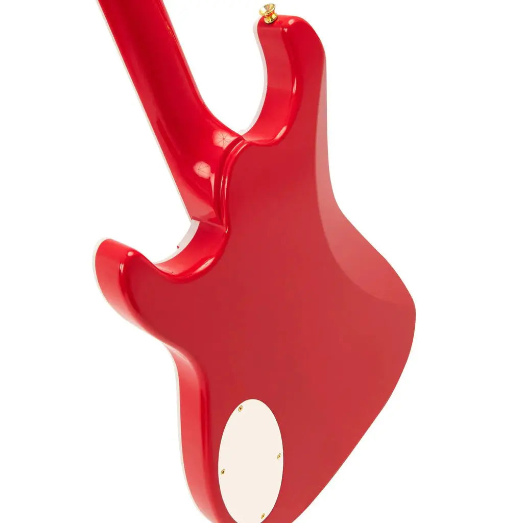 Joe Doe 'Gas Jockey' Electric Guitar by Vintage ~ Gas Pump Red with Case - Richards Guitars Of Stratford Upon Avon