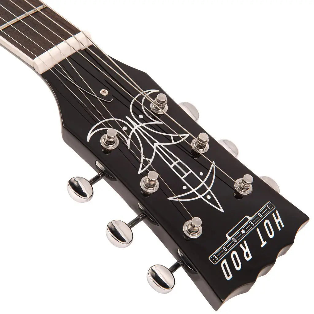 Joe Doe 'Hot Rod' Electric Guitar by Vintage ~ Cali - Sunset Burst with Case - Richards Guitars Of Stratford Upon Avon