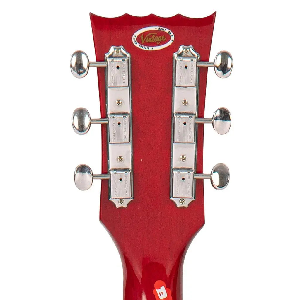 Joe Doe 'Hot Rod' Electric Guitar by Vintage ~ Cali - Sunset Burst with Case - Richards Guitars Of Stratford Upon Avon