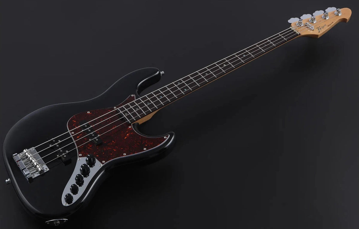 Keipro KJB Custom-R Act BK Bass Guitar - Richards Guitars Of Stratford Upon Avon