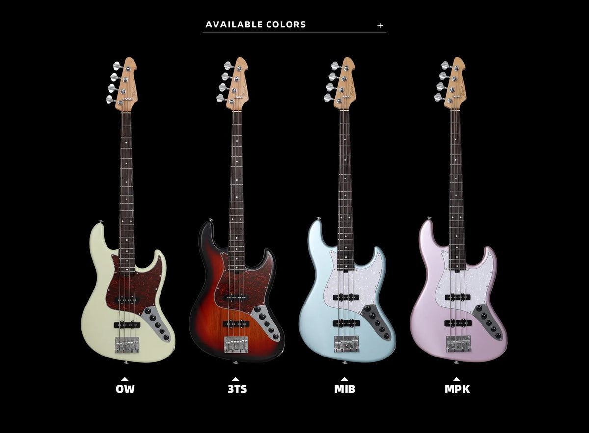 Keipro KJB-Standard-R Act MPK Bass Guitar - Richards Guitars Of Stratford Upon Avon