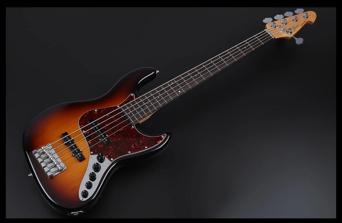 Keipro KJB5-Custom-R Act SB Bass Guitar - Richards Guitars Of Stratford Upon Avon
