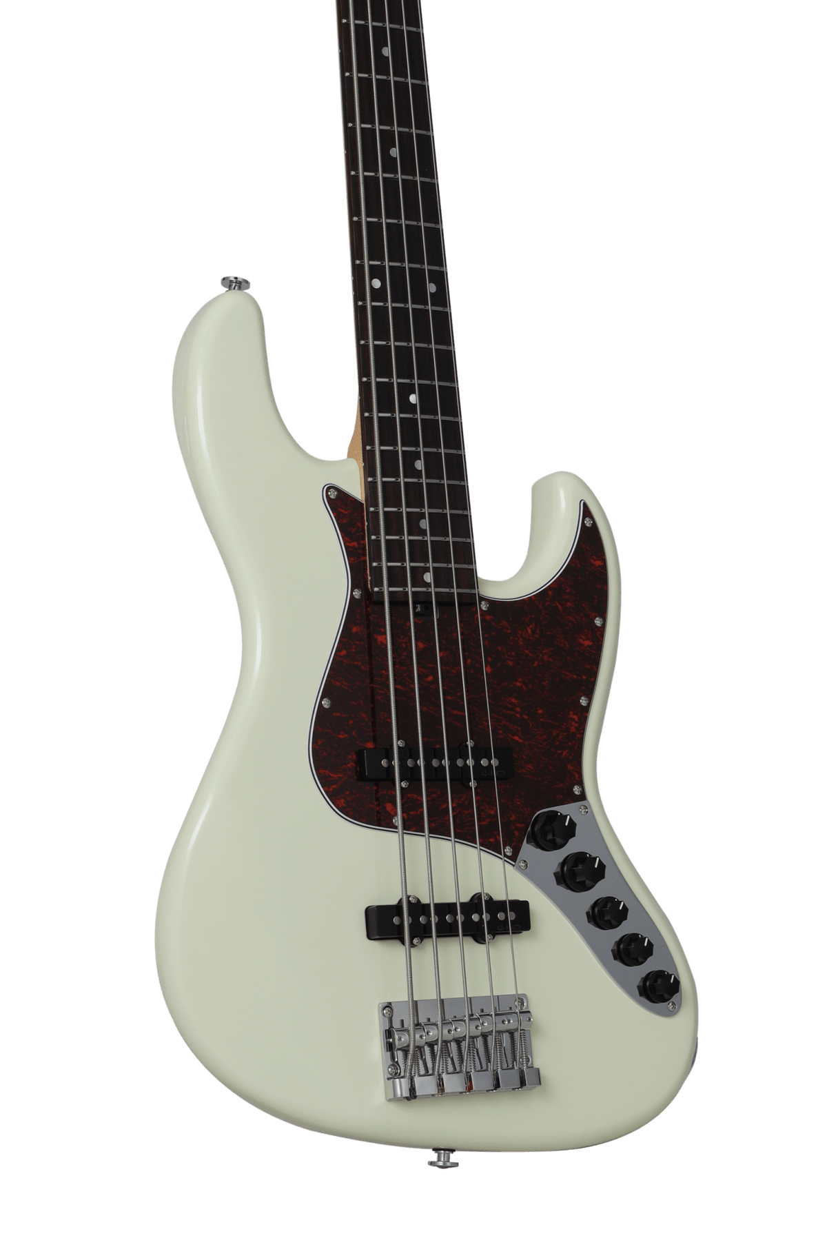 Keipro KJB5-Standard-R Act OW Bass Guitar - Richards Guitars Of Stratford Upon Avon