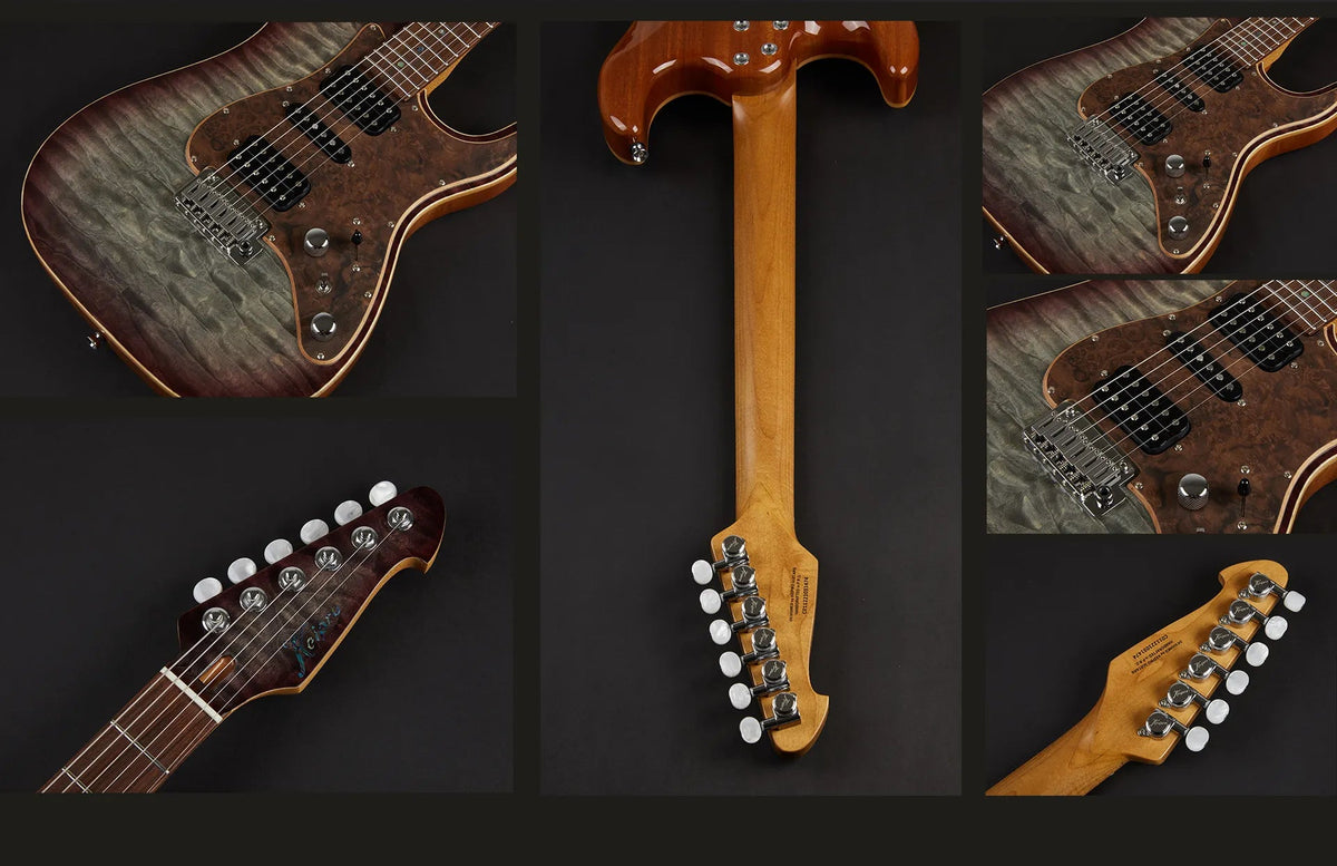 Keipro KS-Deluxe Pro Q-HBP Electric Guitar. Beauty & Versatility 101 - Richards Guitars Of Stratford Upon Avon