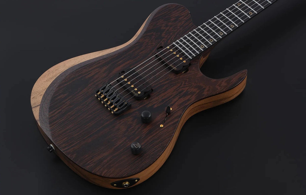 Keipro X-Metal T6 Black Limba H.H Electric Guitar - Richards Guitars Of Stratford Upon Avon