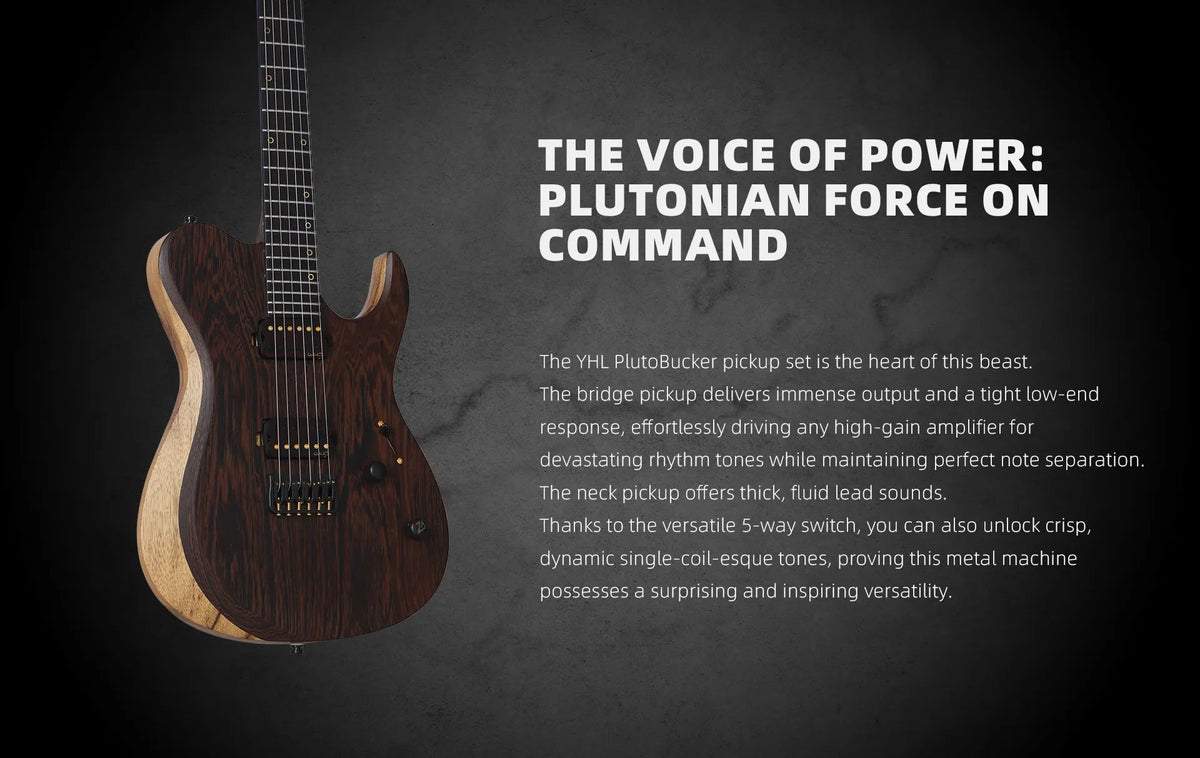 Keipro X-Metal T6 Black Limba H.H Electric Guitar - Richards Guitars Of Stratford Upon Avon