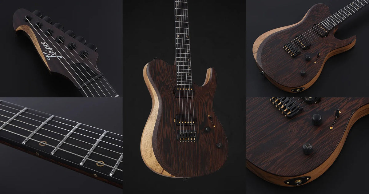 Keipro X-Metal T6 Black Limba H.H Electric Guitar - Richards Guitars Of Stratford Upon Avon