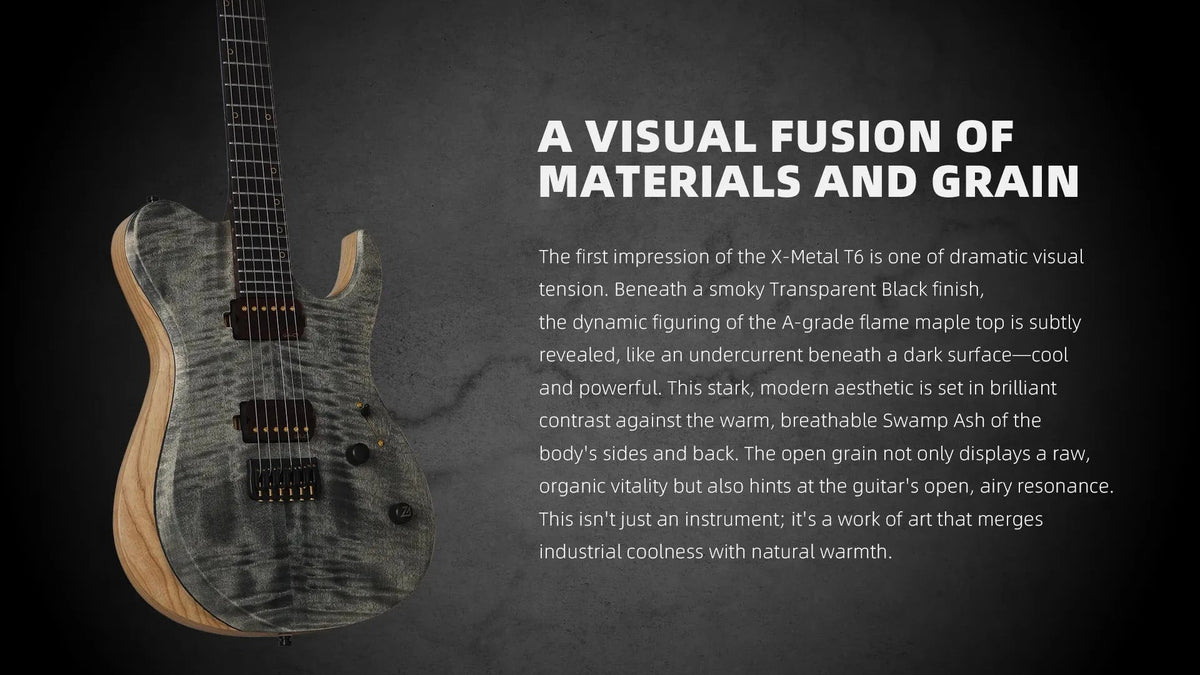 Keipro X-Metal T6-F-Ash Electric Guitar - Richards Guitars Of Stratford Upon Avon