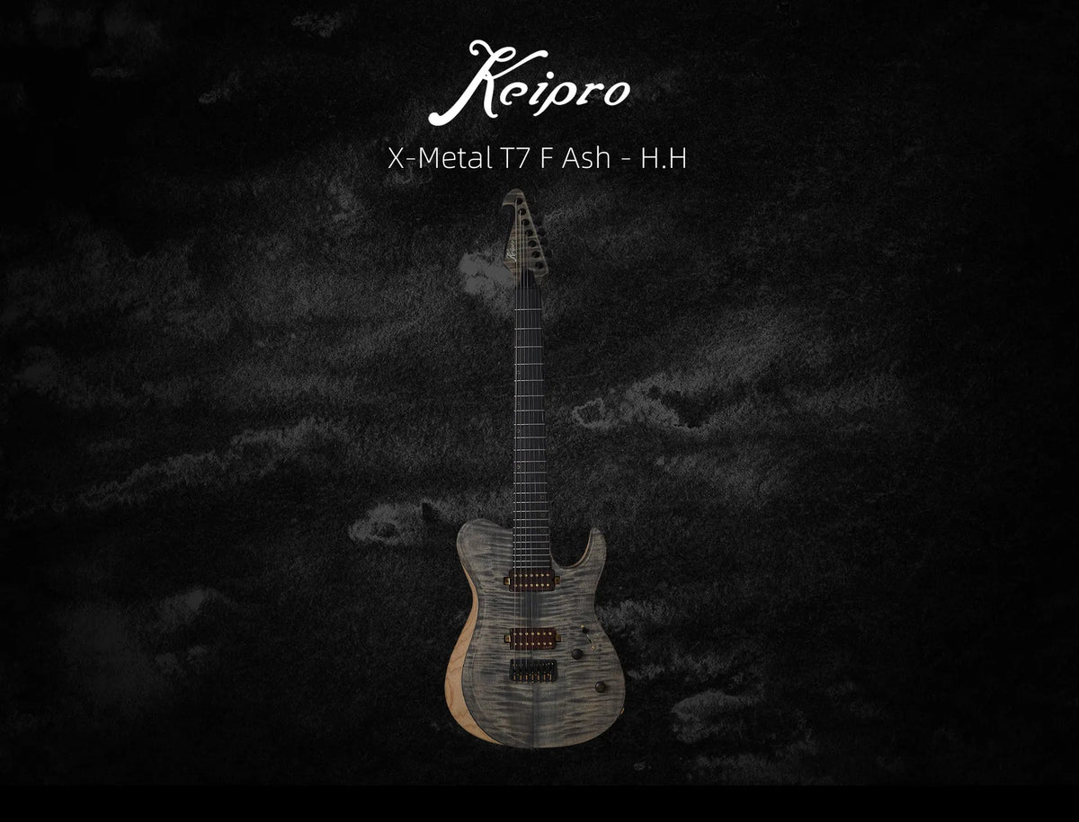 Keipro X-Metal T7-F-Ash Electric Guitar - Richards Guitars Of Stratford Upon Avon
