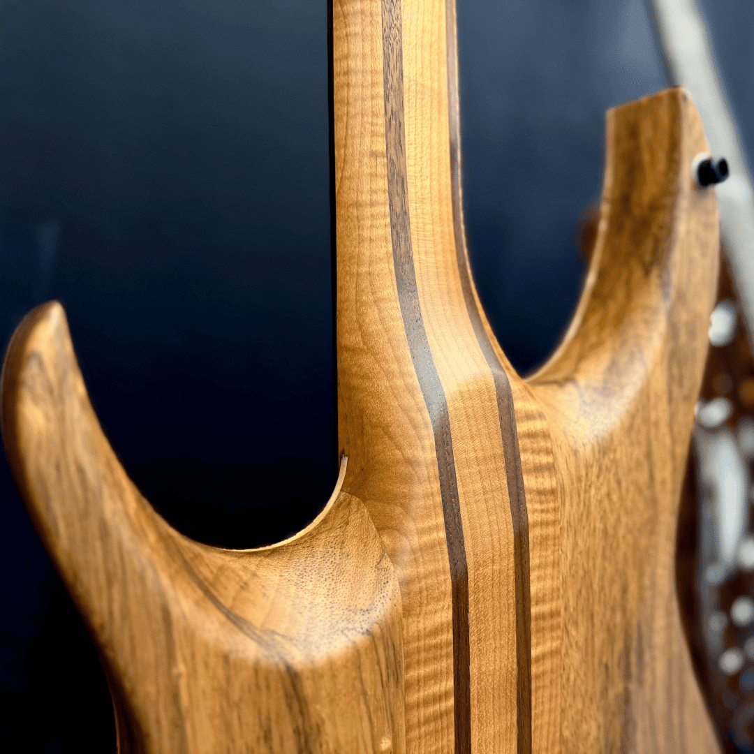 Keipro X-S6 PRO Black Limba B-E H.H Electric Guitar - Richards Guitars Of Stratford Upon Avon