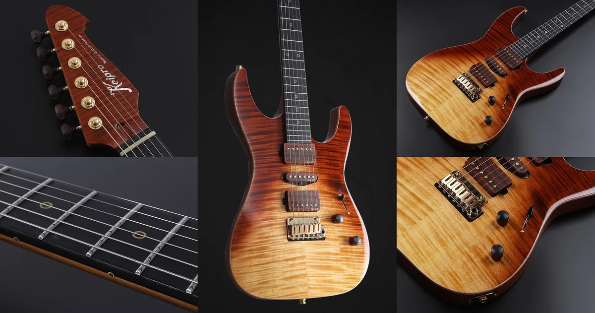 Kiepro Modern Custom Premium F-E H.S.H TBRS Electric Guitar - Richards Guitars Of Stratford Upon Avon