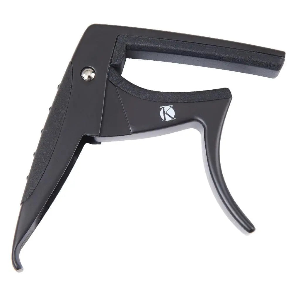 Kinsman Electric /Acoustic Curved Guitar Capo – Black - Richards Guitars Of Stratford Upon Avon