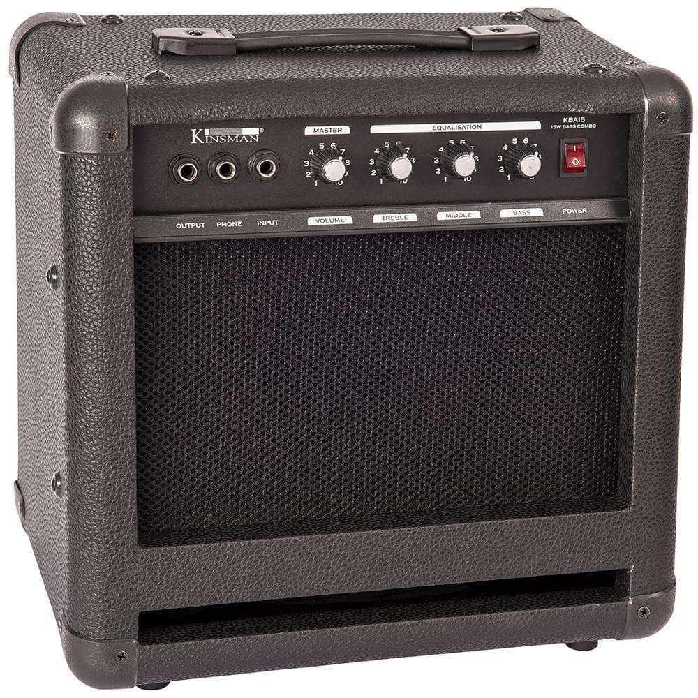 Kinsman KBA15 15W Bass Amplifier - Richards Guitars Of Stratford Upon Avon
