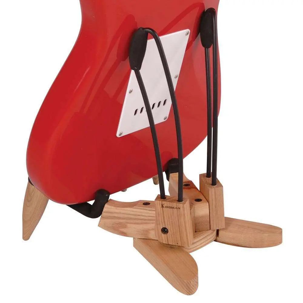 Kinsman Wooden Electric Guitar/Mandolin/Closed Back Banjo Stand - Richards Guitars Of Stratford Upon Avon