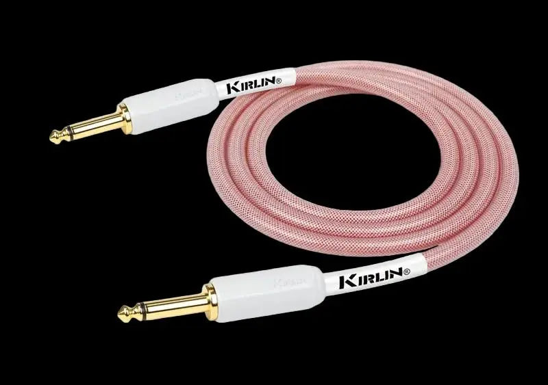 Buy Kirlin IPW201 WEG-RD FABRIC GEL 20' STRAIGHT RED Guitar Cable