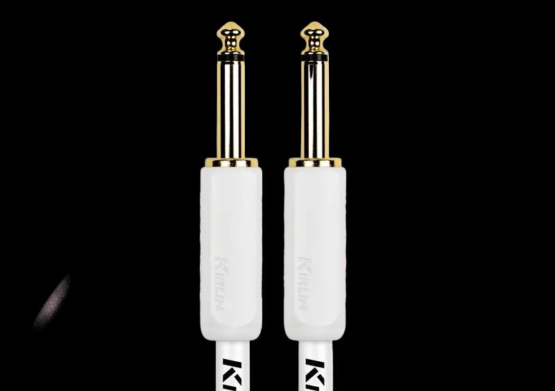 Kirlin IPW201W - DRD FABRIC GEL 20' STRAIGHT RED Guitar Cable - Richards Guitars Of Stratford Upon Avon