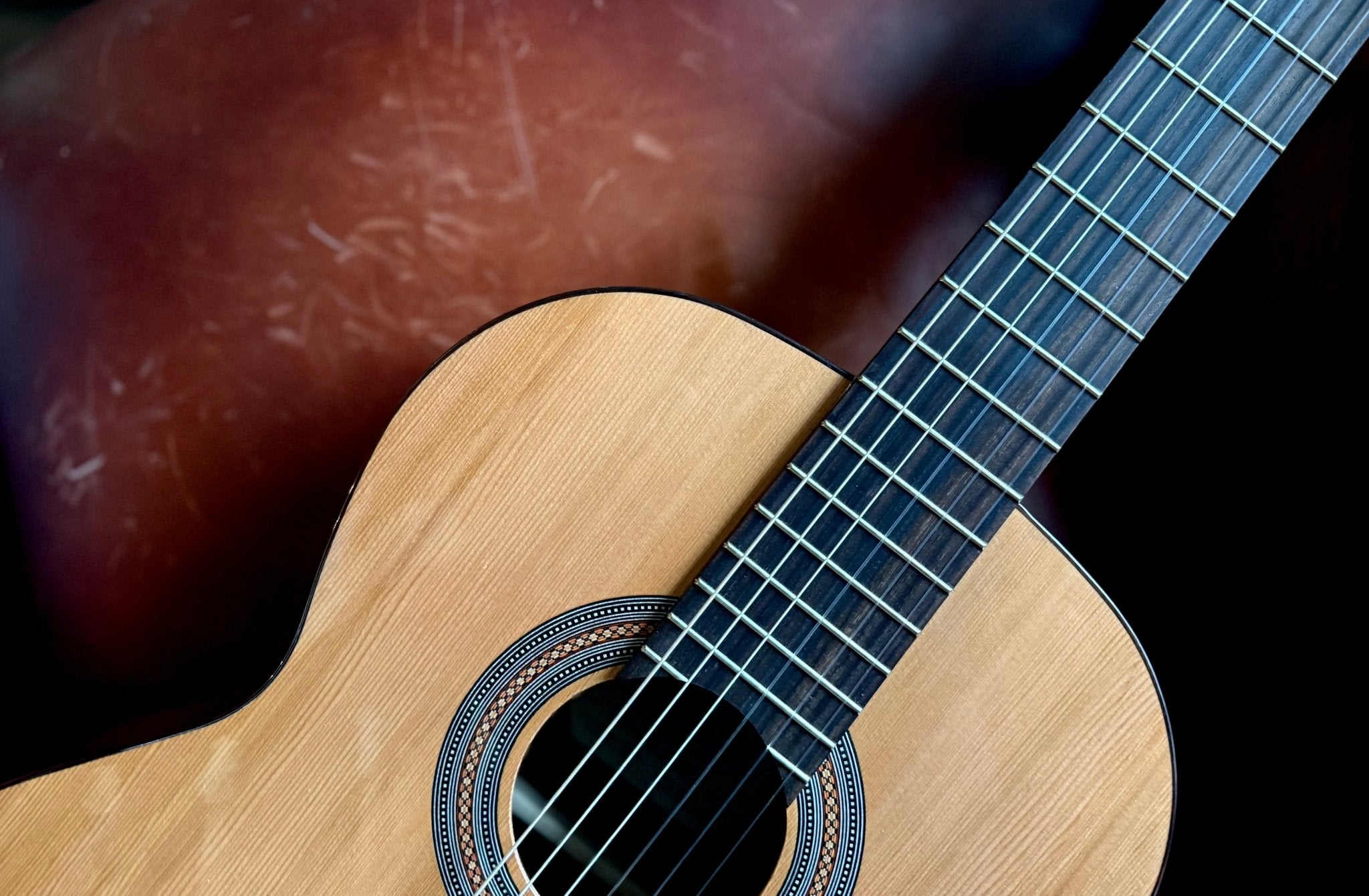 Kremona F65C Solid Red Cedar, Indian Rosewood Veneer Nylon Strung Guitar - Richards Guitars Of Stratford Upon Avon