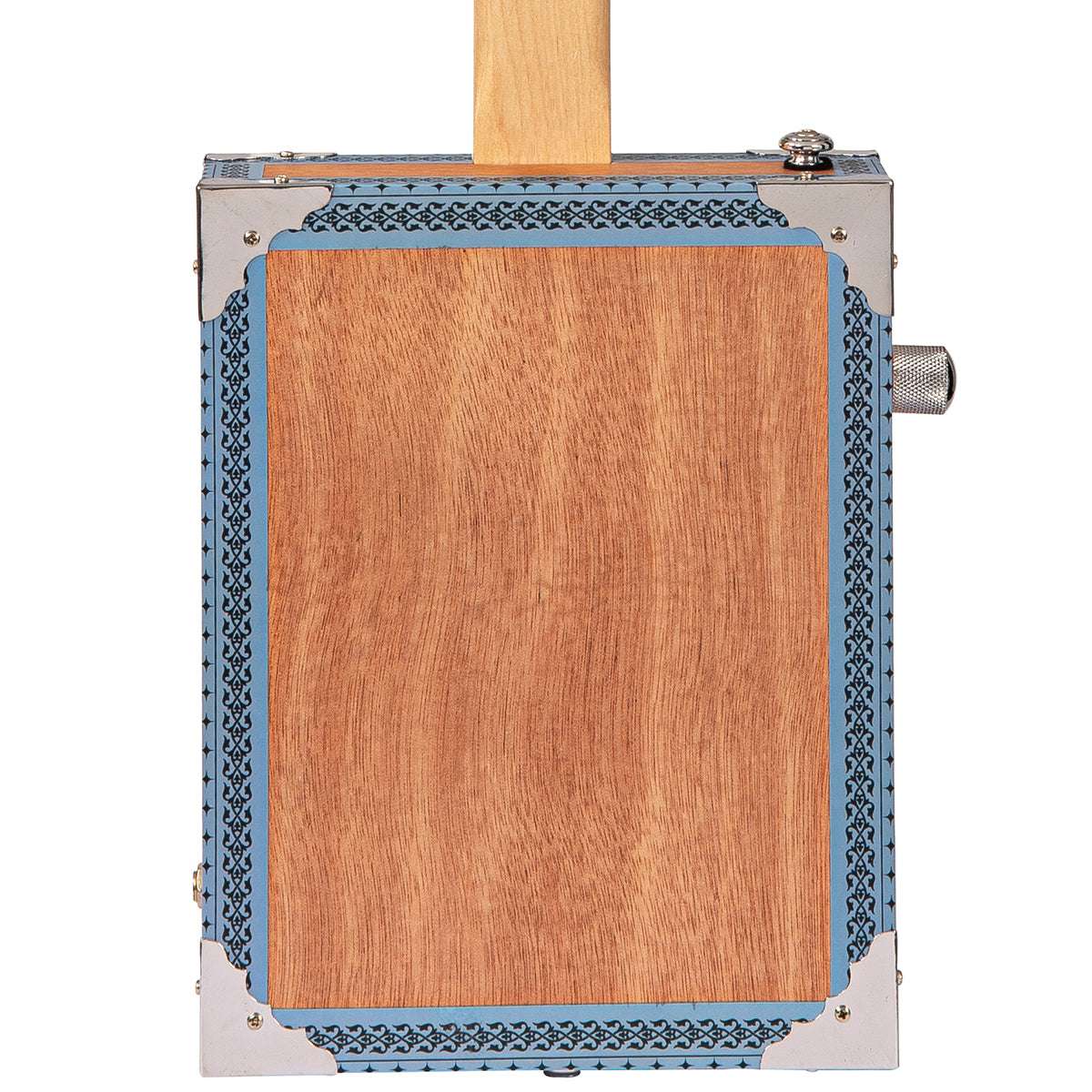 Lace Cigar Box Electric Guitar ~ 3 String ~ Gone Fishin' - Richards Guitars Of Stratford Upon Avon