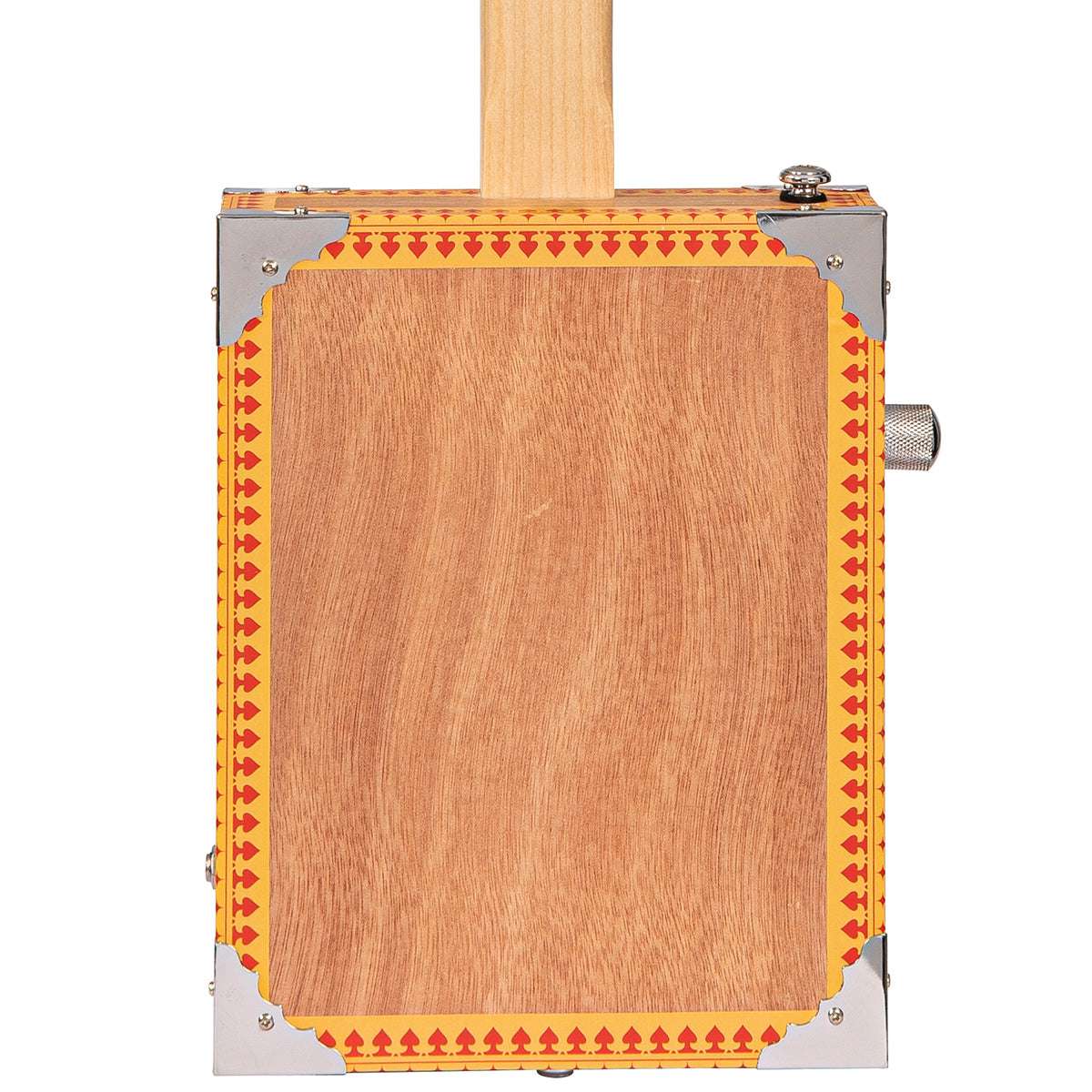 Lace Cigar Box Electric Guitar ~ 4 String ~ Big Wolf - Richards Guitars Of Stratford Upon Avon