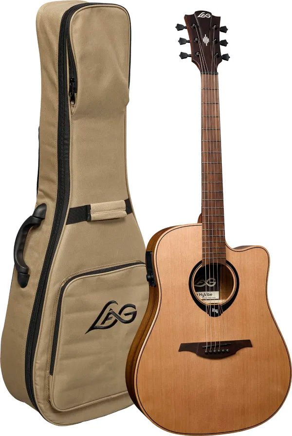 LAG HyVibe 10 H2 - Dreadnought Cutaway Electro - Richards Guitars Of Stratford Upon Avon