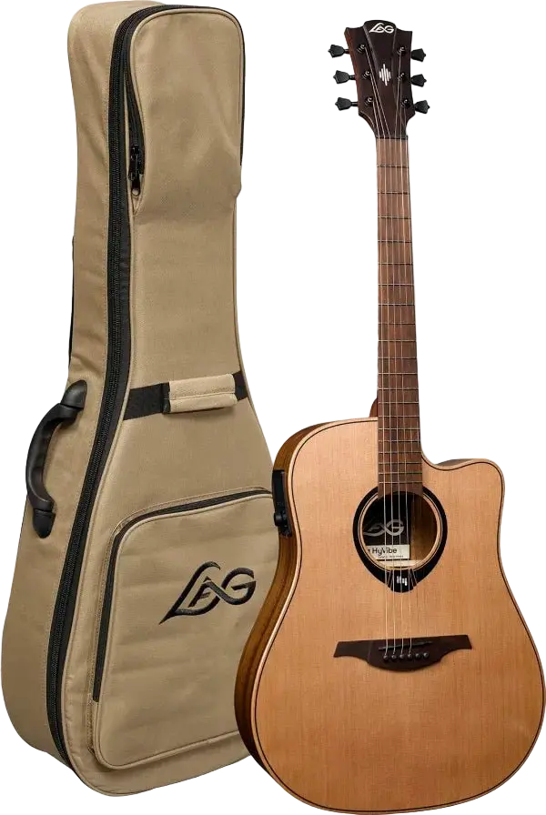 Buy LAG HyVibe 10 H2 - Dreadnought Cutaway Electro Acoustic Guitar