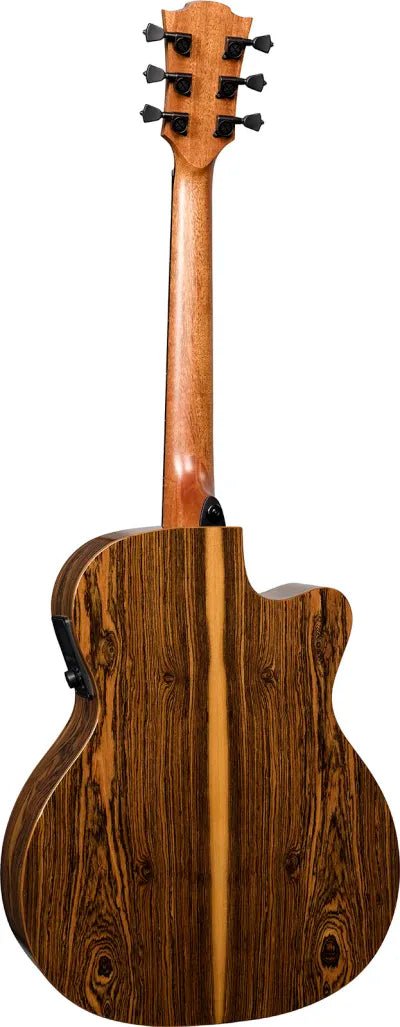 LAG HyVibe 30 H2 - Auditorium Cutaway Electro Acoustic Guitar Left Handed - Richards Guitars Of Stratford Upon Avon