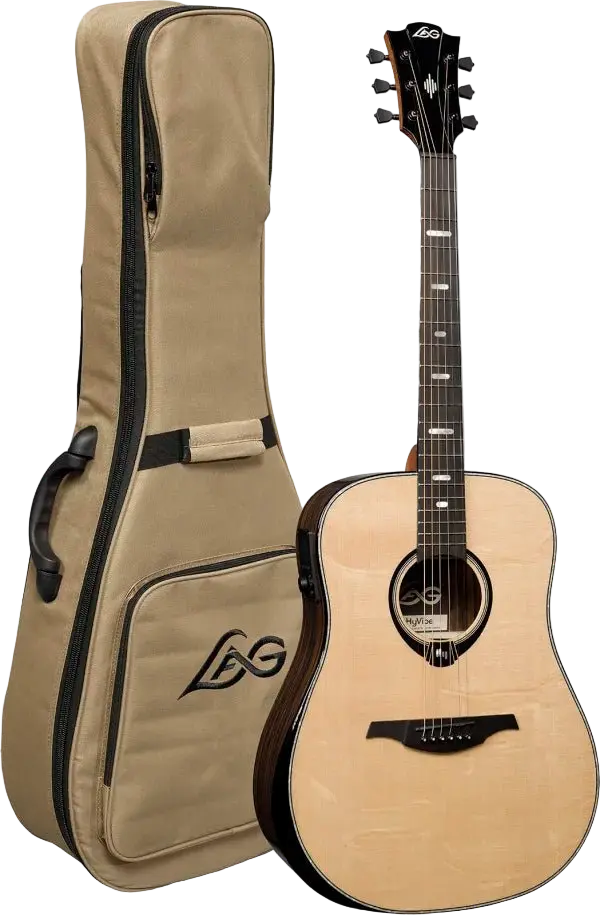 Buy LAG HyVibe 50 H2 - Dreadnought Electro Acoustic Smart Guitar