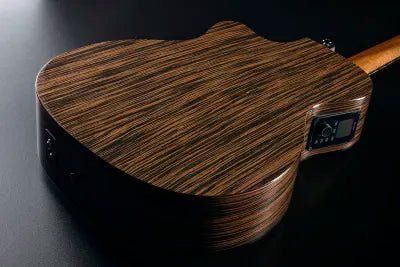 LAG HyVibe 50 H2 - Nylon Strung Auditorium Cutaway Electro Acoustic Smart Guitar - Richards Guitars Of Stratford Upon Avon