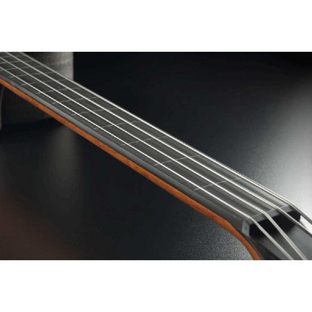 LAG SAUVAGE-FBCE Fretless Cutaway Electro Acoustic Bass Guitar - Richards Guitars Of Stratford Upon Avon
