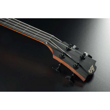 LAG SAUVAGE-FBCE Fretless Cutaway Electro Acoustic Bass Guitar - Richards Guitars Of Stratford Upon Avon