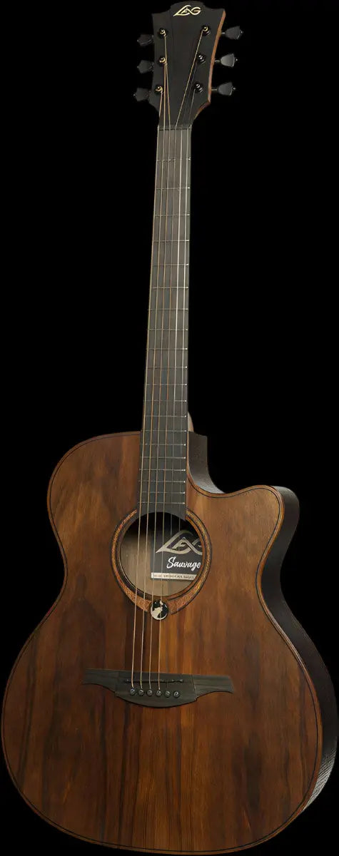 LAG Sauvage Wild Ace Grand Auditorium Electro Acoustic Guitar - Richards Guitars Of Stratford Upon Avon