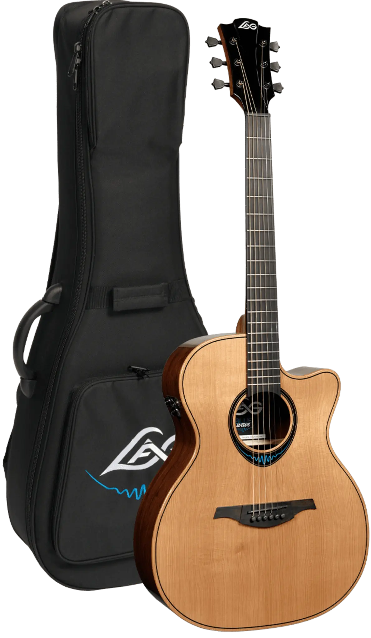 LAG TBW2ACE Bluewave 2 - Auditorium Cutaway Electro Acoustic Guitar - Richards Guitars Of Stratford Upon Avon