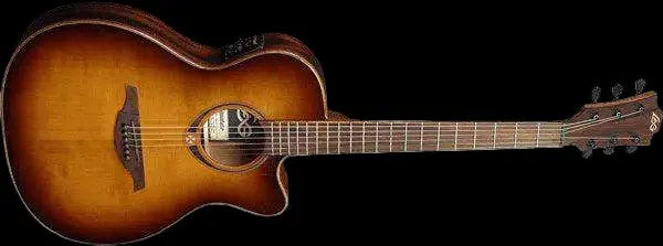 LAG TRAMONTANE 118 T118ASCE - BRS AUDITORIUM SLIM CUT ELECTRO BROWN SHADOW - Richards Guitars Of Stratford Upon Avon