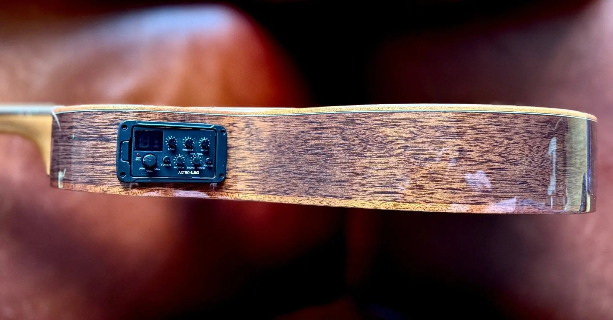 Buy LAG TRAMONTANE 118 T118ASCE-BRS AUDITORIUM SLIM CUT ELECTRO BROWN SHADOWw' £225 Custom Pro Setup Package Included