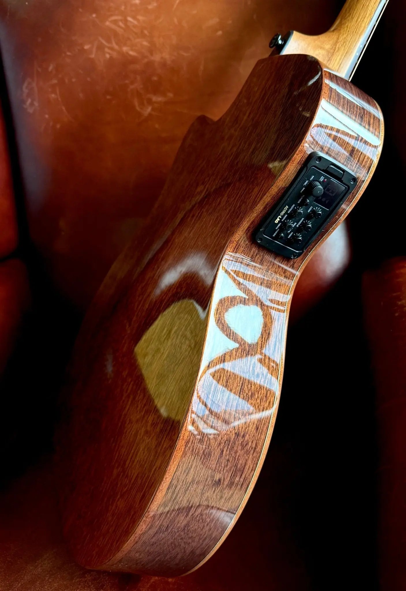 Buy LAG TRAMONTANE 118 T118ASCE-BRS AUDITORIUM SLIM CUT ELECTRO BROWN SHADOWw' £225 Custom Pro Setup Package Included