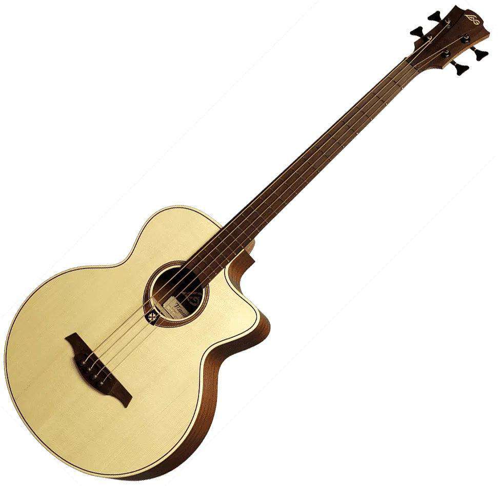 Lag TRAMONTANE 177 T177BCE ELECTRO ACOUSTIC BASS - Richards Guitars Of Stratford Upon Avon