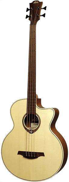 Lag TRAMONTANE 177 T177BCE ELECTRO ACOUSTIC BASS - Richards Guitars Of Stratford Upon Avon